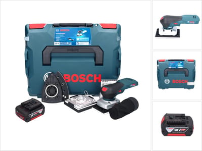 Bosch GSS 18V-13 accu vlakschuurmachine 18 V + 1x accu 5.0 Ah + L-BOXX - zonder oplader
