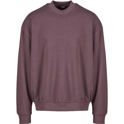 Urban Classics - Light Terry Crewneck sweater/trui - XXL - Paars