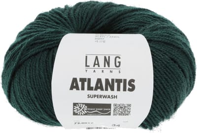 Lang Yarns Atlantis - 17 flessengroen - Wol/Acryl-Mix Garen