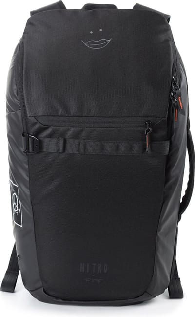 NITRO Laptop rugzak Rugzak met laptopvak Nikuro Traveller 32L Black Zwart