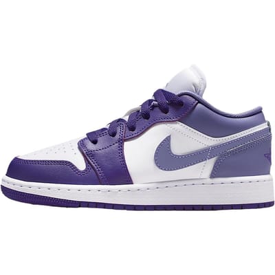 Air Jordan 1 Low GS Dusty Amethyst Kindersneakers Paars Court-Paars Wit 553560-551 40 blue