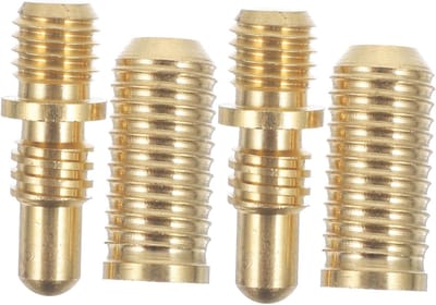 Biljartkeu Verlenger - Keu Accessoires - Poolen Verbeteren - Stevige Koperen Verbinding - 4 cm Lengte - Goud