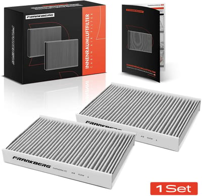 Frankberg 2x interieurfilter actieve kool voor VW