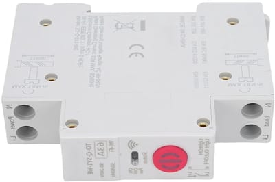 Slimme Stroomonderbreker - WiFi Schakelaar - Domotica Besturing - Energiemonitoring Op Afstand - 1P+N - Grijs