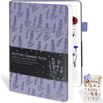 Weekplanner Maandplanner - Productiviteitsdagboek Organizer - Tijd Management - Start Elk Moment - A5 Formaat - Licht Paars