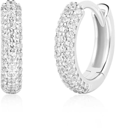 Ania Haie AH E057-04H Heart Hunter Dames Oorbellen - Oorringen - Sieraad - Zilver - 925 Zilver - 1 cm lang