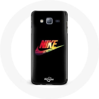 Coque - Nike - Samsung Galaxy J3 2016 - Rigide - Noir - Protection noir