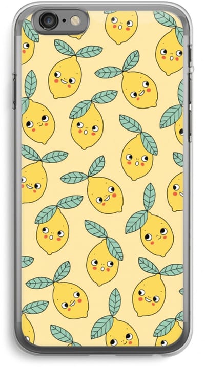Case Company® - Hoesje geschikt voor iPhone 6 PLUS / 6S PLUS hoesje - Citroenen - Soft Cover Telefoonhoesje - Bescherming aan alle Kanten en Schermrand