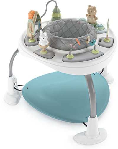 Ingenuity Spring & Sprout - First Forest 2-in-1 Activity Jumper & Table