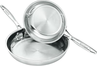 Scanpan - Set van 2 koekenpannen - Impact - 20 en 28 cm. Geschikt voor alle warmtebronnen ( incl. inductie ) PFAS-VRIJ