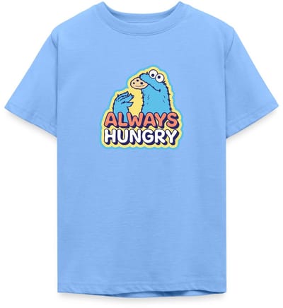 Sesamstraat Koekiemonster Altijd Hongerig T-Shirt Tiener