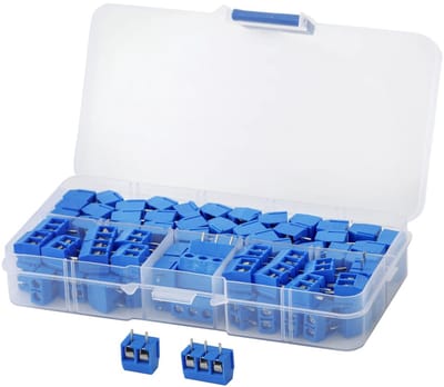 Dailygoody - PCB Schroef Terminals - 5mm Pitch - 80 stuks - 2/3 Pin - 300V 16A - Ideaal voor elektronica - Betrouwbaar en duurzaam