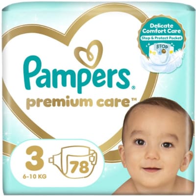 Pampers Premium Care Luiers Maat 3 (6-10kg) 78 stuks