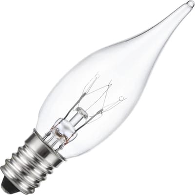 Schiefer E14 Kaars Gloeilamp | 15W 2700K 120lm 220V/240V | Dimbaar