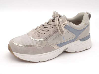 Marco Tozzi Dames Sneaker - 23758-402 Beige/Combi - Maat 41