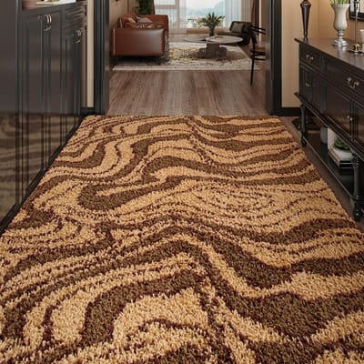 Vloermat voor de voordeur Inhuismat Deurmat Antislip en vuilafstotende deurmat Verandamat 60X90cm brown