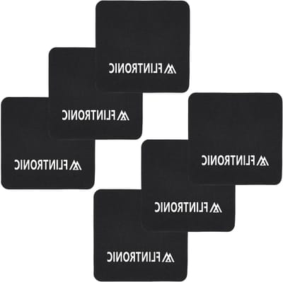 Neopreen Trainingspads voor Gewichtheffen, Bodybuilding en Fitness - 6 Stuks met Handvatten voor Volwassenen, Zwart