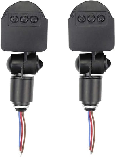 2 stuks DC 12V Outdoor Infrared PIR Bewegingssensor Schakelaar