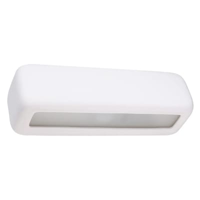 Sollux Lighting Wandlamp Subani - E27 - wit - keramiek - 10x33x10cm
