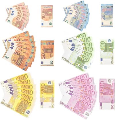 Euro Speelgeldset voor Kinderen en Volwassenen - Perfect voor Leren en Spelen