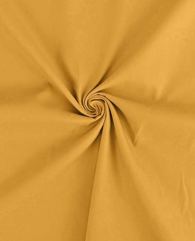 Geweven Viscose Uni per Meter – Zacht Oker Geel – Soepel & Ademend – Luxe Kledingstof voor Jurken, Blouses & Rokken