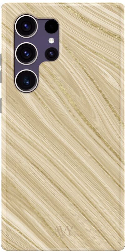 AVY Hard Shell Back Cover | geschikt voor Samsung Galaxy S24 Ultra | Aurum Gold | Compatibel met MagSafe & Qi2