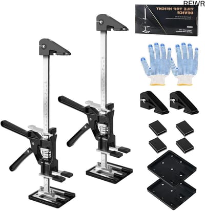 RFWR® 2 stuks werkbesparende handheld jack tool met instelsnelheden en 400 kg hefgereedschap