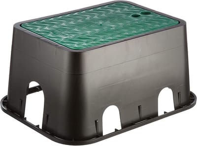 Ondergrondse Kleppenput voor Beregeningssysteem - Zwart Polyethyleen (420x320x200 mm)