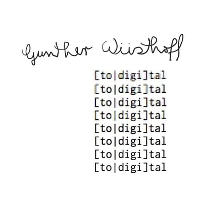 Gunther Wüsthoff - [to|digi]tal (CD)
