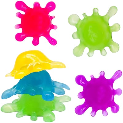 Kleurrijke Spat Stretchy Knijpbal Zacht Nee Doh Sensorisch Fidget Speelgoed Stressverlichting Angstverlichting Hand Squishy Voor Alle Leeftijden green
