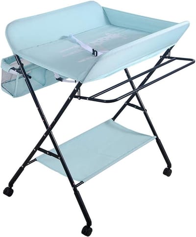 Opvouwbare Luiertafel - Draagbaar Baby Station - Baby Verzorging - Opvouwbaar en Compact - 80 x 66 x 98 cm