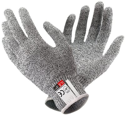 L-Bescherm Uw Handen met Grade 5 Snijbestendige Handschoenen - Ideaal voor de Keuken, Tuinders en Meer - Gemaakt van Hoge Kwaliteit HPPE voor Maximale Bescherming - Krasbestendig en Glas Snijden Veiligheid -- Belle's products