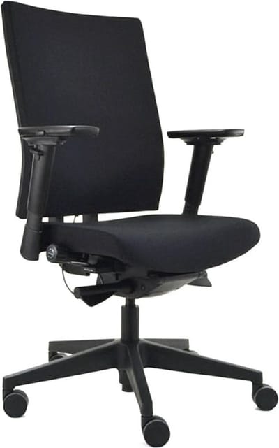 Workliving Zuidas Comfort Black Edition - Ergonomische Bureaustoel (N)EN 1335