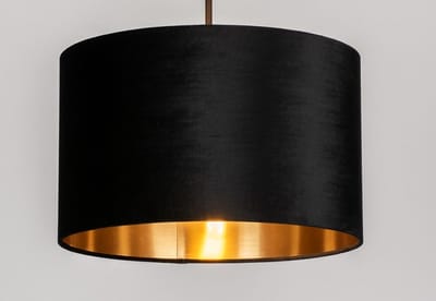 Lumidora Hanglamp 30934 - CHARLOTTE - E27 - Zwart - Goud - Metaal - ⌀ 40 cm