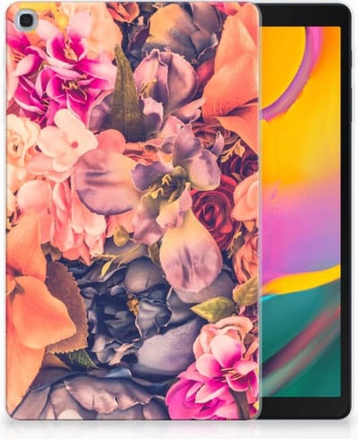 Samsung Galaxy Tab A 10.1 (2019) Siliconen Hoesje Bosje Bloemen