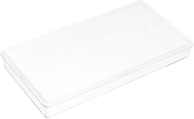Geldkoffer Voor Biljetten - Bankbiljettenhouder Opbergdoos - Papiergeld Organiseren - Transparant ABS Materiaal - 15.7 x 8.1 x 1.6 cm