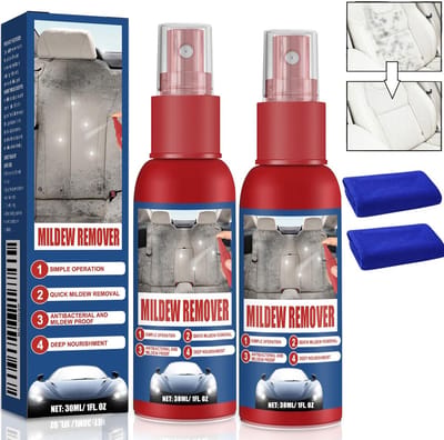 Dailygoods- Autoschuimreiniger 30 ml - Interieurreiniger - Schimmelverwijderaar - Multifunctionele Reiniger - Autobekleding - Reinigingsdoekjes inbegrepen