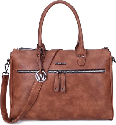 Wimona Laptoptas / Werktas - Dames - 15.6 inch - FabianaTwo - Cognac