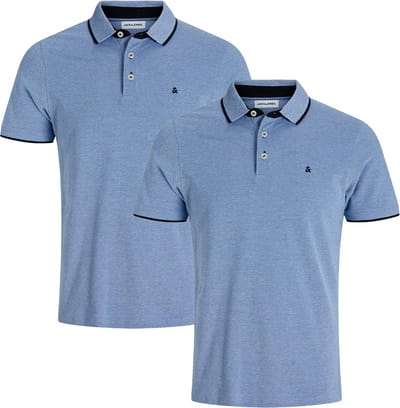 Jack & Jones Heren poloshirt 2 pack Paulos - Slim Fit