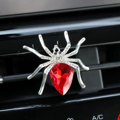 Sortie de climatisation de voiture en forme d'araignée, Clip d'aromathérapie, désodorisant de voiture, diffuseur de parfum de voiture