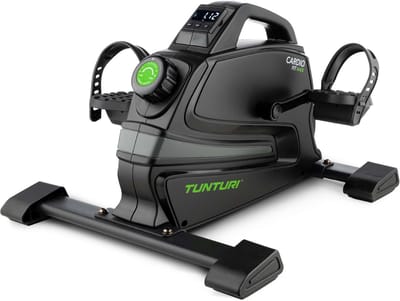 Tunturi Cardio Fit M45 Stoelfiets - Hometrainer - Uitneembare bluetooth monitor - Minibike 8 weerstanden - Fietstrainer magnetisch geremd - Bureaufiets - Incl. Gratis app