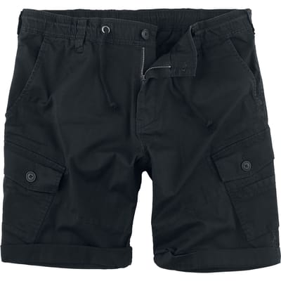 Brandit Shorts - Tray Vintage Short - M tot 7XL - voor Mannen - zwart
