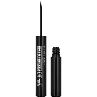 Maybelline New York Tattoo Liner Dip-Ink - 110 Black Track - Liquid Eyeliner - Tot 24 uur* langhoudend - 3.5 ml