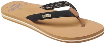 Reef Cushion Sands Dames Slippers - Zwart/Bruin - Maat 38,5