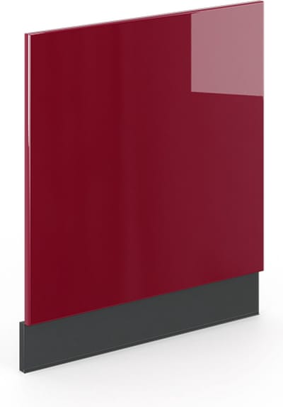Vicco Fame-Line Frontpaneel – 60 cm zonder werkblad Bordeauxrode hoogglans