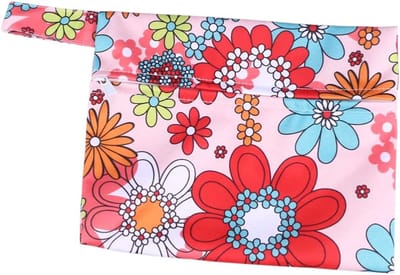 Luiertas Organizer - Luier Tas - Buiten Gebruik - Waterdicht Ontwerp - 18x18x18 cm - Bloemenprint