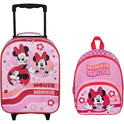 Minnie Mouse reisset; trolley en rugzak