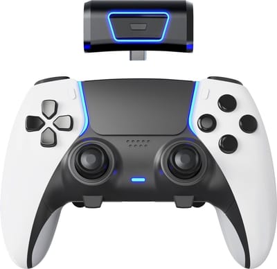 Powerbank geschikt voor Playstation 5 (PS5) DualSense controller - 1900 mAh Accu – Krachtige Oplaadbare Batterij Geschikt Voor PS 5 controller- Accu Oplaadbaar Met USB-C - Oplaadkabel Inbegrepen – Play & Charge - Accu