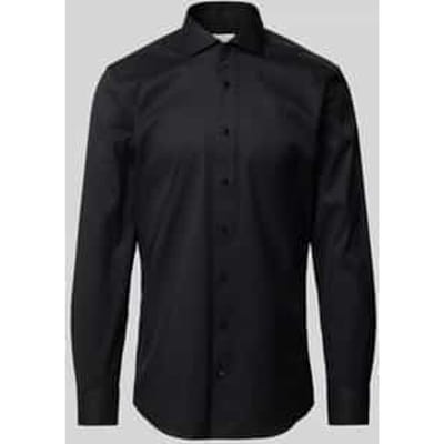 Slim fit zakenhemd van twill