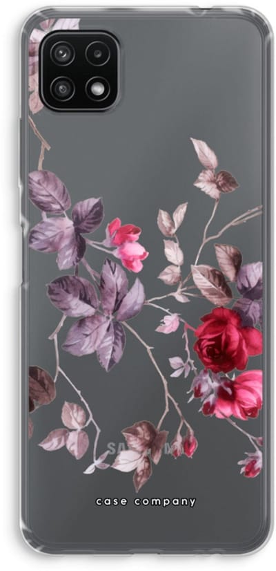 Case Company® - Hoesje geschikt voor Samsung Galaxy A22 5G hoesje - Mooie bloemen - Soft Cover Telefoonhoesje - Bescherming aan alle Kanten en Schermrand
